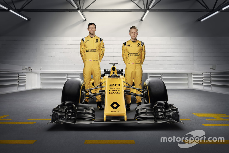 Kevin Magnussen, Renault Sport F1 Team y Jolyon Palmer, Renault Sport F1 Team
