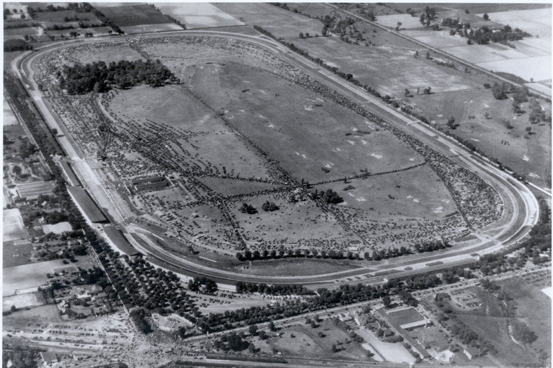 1936: Der Indianapolis Motor Speedway von oben