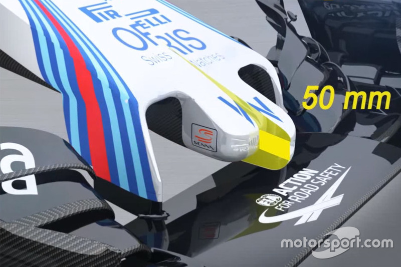 Nase des Williams FW38