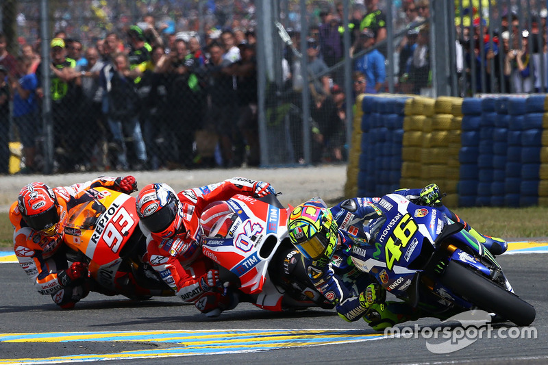 Rossi en position de dauphin