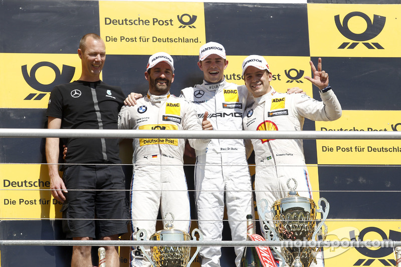 1. Paul di Resta, 2. Augusto Farfus, 3. Maxime Martin