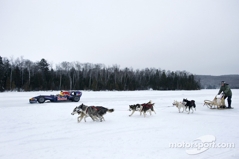 Sebastien Buemi Red Bull Racing F1 Cari snow, Circuit Gilles-Villeneuve Lac-����-l'Eau-Claire, Qu��b