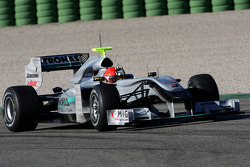 Michael Schumacher, Mercedes GP, W01, wuift