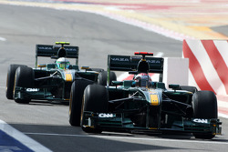 Jarno Trulli, Lotus F1 Team, Heikki Kovalainen, Lotus F1 Team