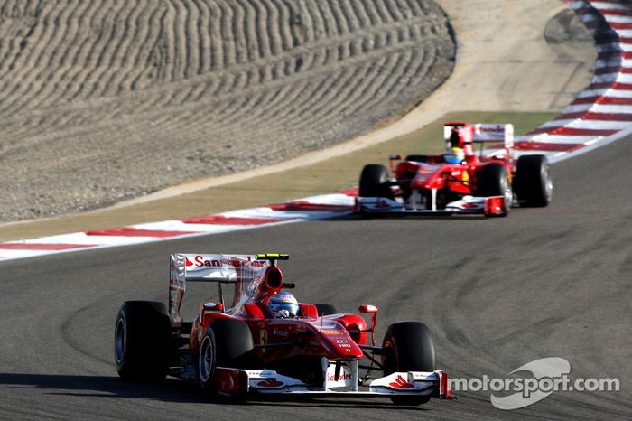 Fernando Alonso, Scuderia Ferrari lídera Felipe Massa, Scuderia Ferrari