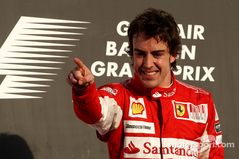 Fernando Alonso, 1º en el GP de Bahrein 2010