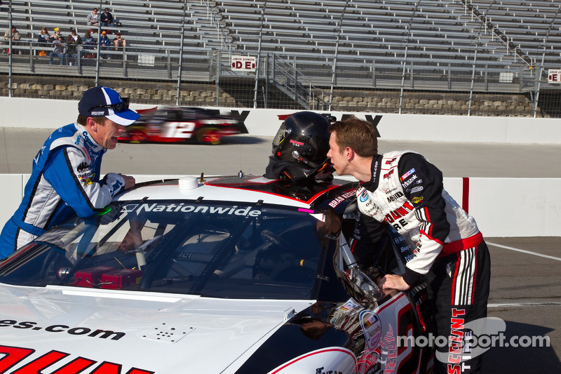 Wortgefecht: Carl Edwards und Brad Keselowski