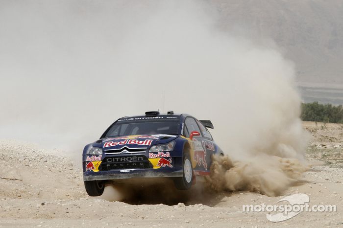 El C4 de Kimi Räikkönen y Kaj Lindstrom en el Rally de Jordania