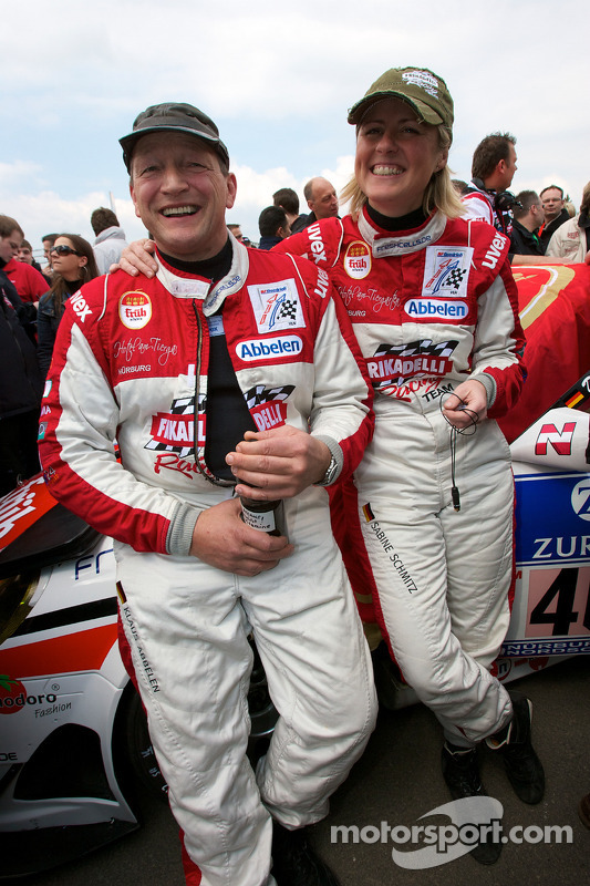 Klaus Abbelen and Sabine Schmitz at 24 Hours of Nurburgring