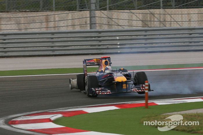 El choque entre Vettel y Webber en Turquía 2010