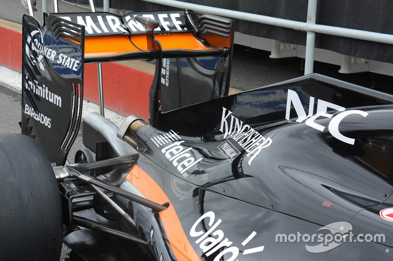 Force India VJM09, Heckflügel
