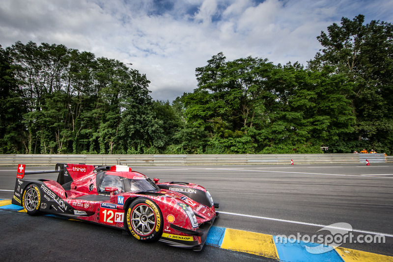 #12 Rebellion Racing Rebellion R-One AER: Nicolas Prost, Nick Heidfeld, Nelson Piquet Jr.